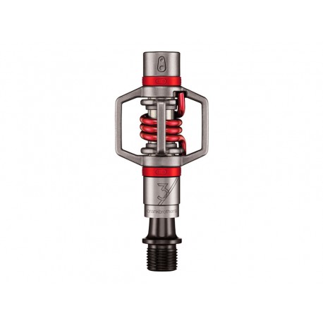 PEDALES CRANKBROTHERS EGG BEATER 3 PLATA Y ROJO