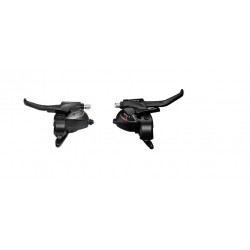 MANDOS/PALANCAS SHIMANO 7X3 VELOCIDADES EF41 V-BRAKE NEGRO