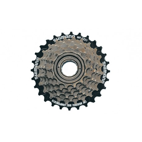 CASSETTE SHIMANO TZ21 14/28 7 VEL. MARRÓN/28D NEGR