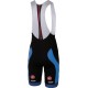 CULOTTE CORTO CASTELLI VELOCISSIMO BIBSHORT NEGRO Y AZUL