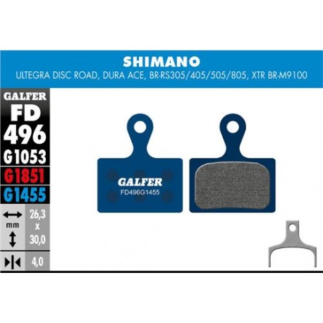 PASTILLAS DE FRENO DE DISCO GALFER ROAD SHIMANO