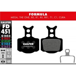 PASTILLAS DE FRENO DE DISCO GALFER FORMULA MEGA THE ONE - R1 - RX - CURA