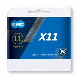 CADENA KMC X11-GRIS 118P. 11 VELOCIDADES