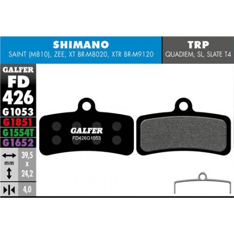 PASTILLAS DE FRENO DE DISCO GALFER SHIMANO SAINT - ZEE