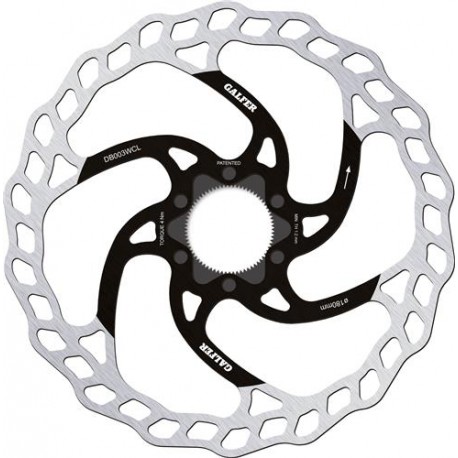 DISCO DE FRENO GALFER MTB WAVE Ø180x1.8MM CENTER LOCK