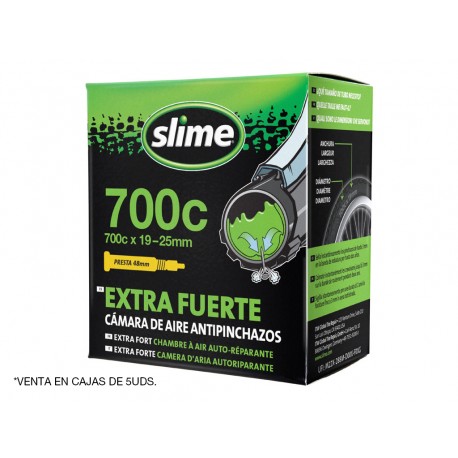 CÁMARA SLIME ANTIPINCHAZOS 700X19-24 VALVULA FINA