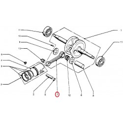 BIELA DE CIGÜEÑAL PARA HONDA PX50