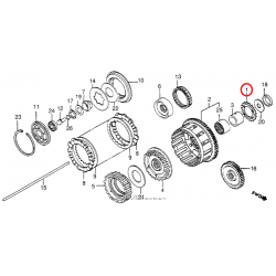 PIÑÓN BOMBA DE ACEITE DE HONDA VF 1000 F