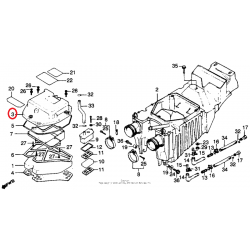 TAPA FILTRO DE AIRE HONDA CB 450