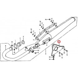 SOPORTE SILENCIOSO HONDA CB 125