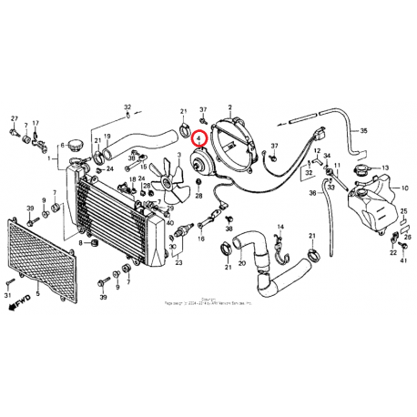 MOTOR VENTILADOR HONDA VFR 750 F