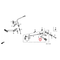 PEDAL DE CAMBIO HONDA CBR 600