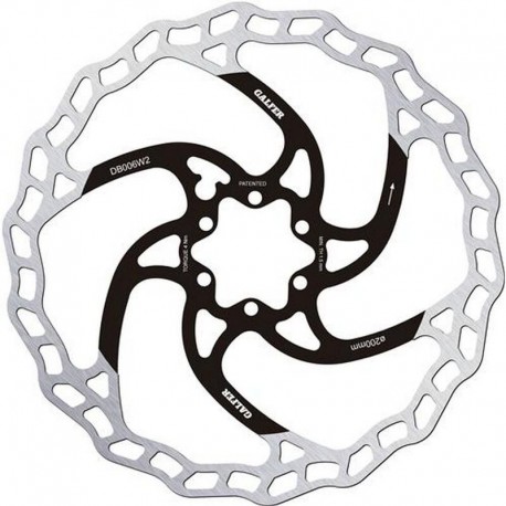 DISCO DE FRENO GALFER MTB WAVE Ø200x2.0 MM 6 TORNILLOS