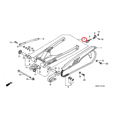 BASCULANTE HONDA MBX 75