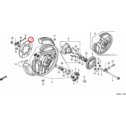 DISCO DE FRENO TRASERO HONDA VF750F